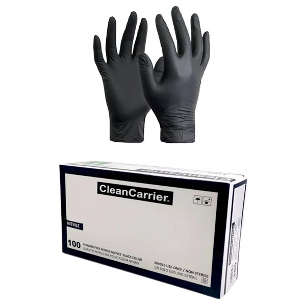 Guante Nitrilo Negro (100u)