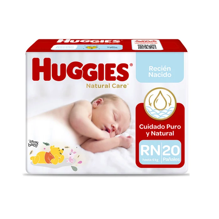 Huggies Natural Care Talla RN (20 Unidades)