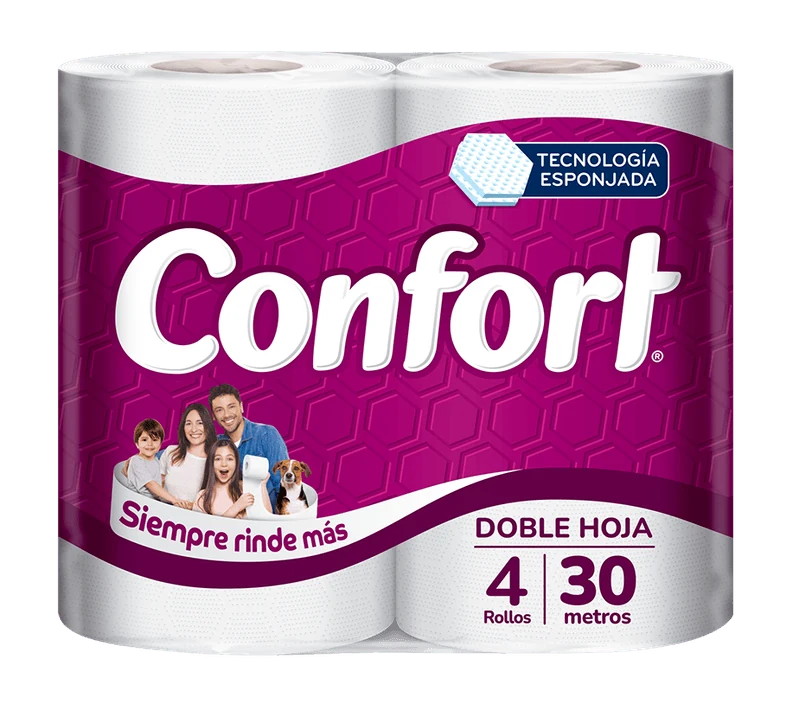 Papel Confort 4 un (30 mts)