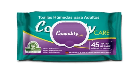 Toallas Húmedas Comodity (45u)
